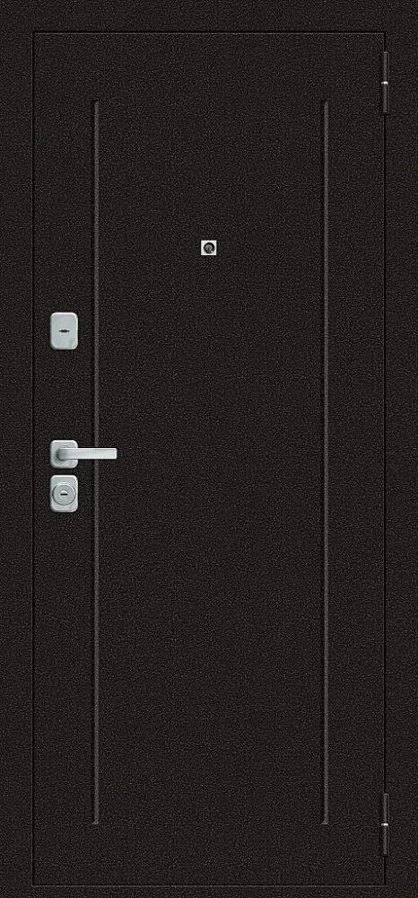 Фото Дверь Любо Мини/BChrome Антик Медный/Cappuccino Melinga BR6221